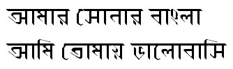 AnandapatraMJ Bangla Font