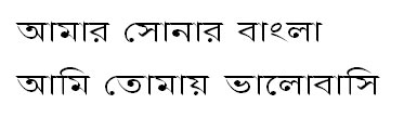 BorakOMJ Bangla Font