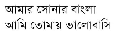 Boishakhi Bangla Font