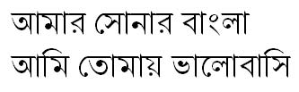 Nikosh Light Ban Bangla Font