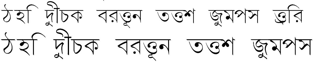 Progoty Bangla Font