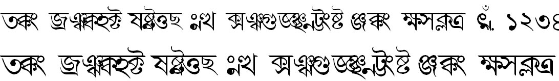BN-TT-Bidisha Bangla Font